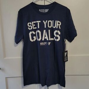 Iron fist men's navy blue athletic fit graphic tee